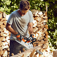 STIHL MSA 120 C-BQ Аккумуляторная пила STIHL, шина R 30см, цепь 71PM3, AK20, AL 101 12540115888, Пилы цепные аккумуляторные Штиль